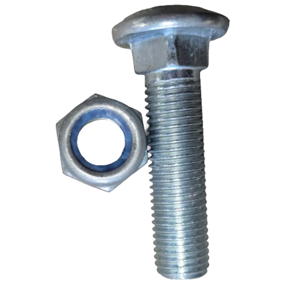 Låsebolt m / mutter m12x35 mm til klappvingeskuff frontstål, bilde 1