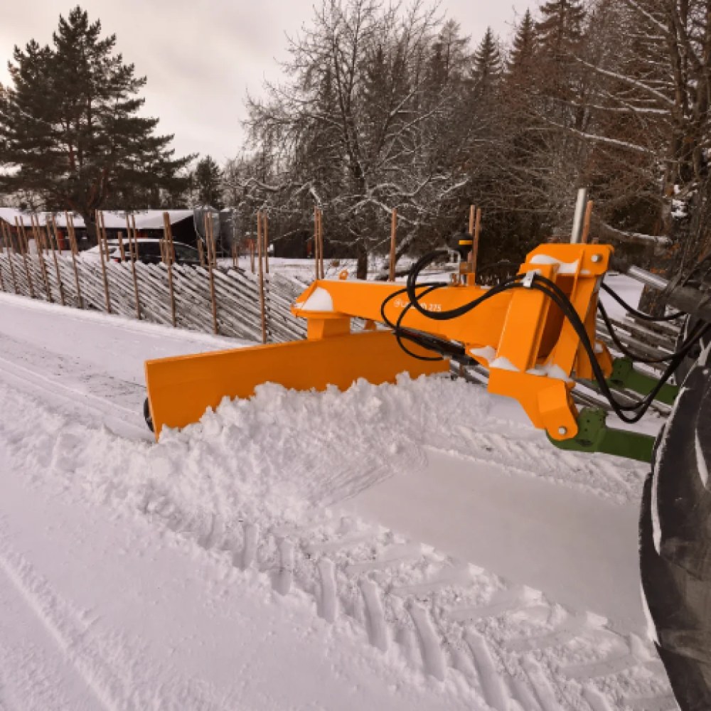 Lilleseth snø - / pl.skjær 2,75 m m / 2 syl. og hjul triangel / trepunkt, bilde 1